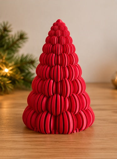 3D-geprinte kerstbomen set van 3 stuks – 15 en 20 cm