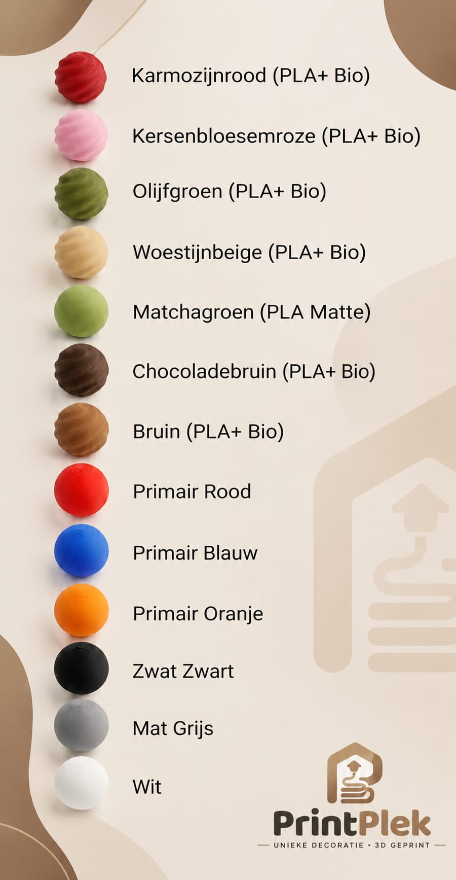 3D-geprinte kerstornamenten – Kabouter, rendier & peperkoekmannetje
