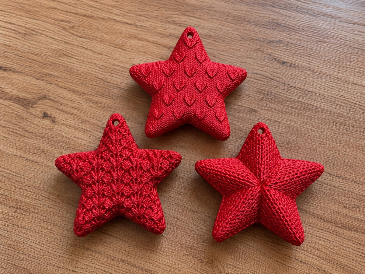 3D-geprinte kerststerren – decoratieve kersthangers | Printplek
