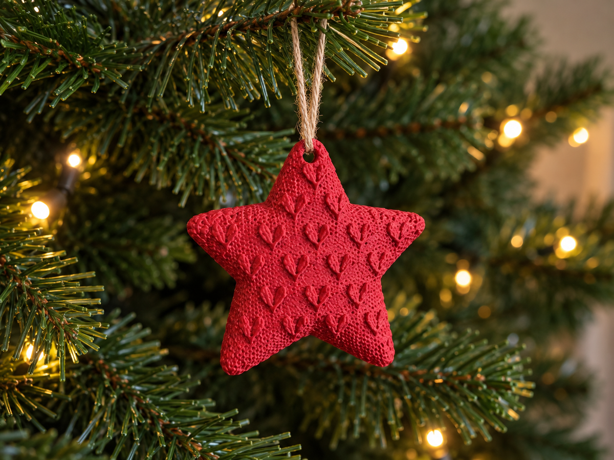 3D-geprinte kerststerren – decoratieve kersthangers | Printplek